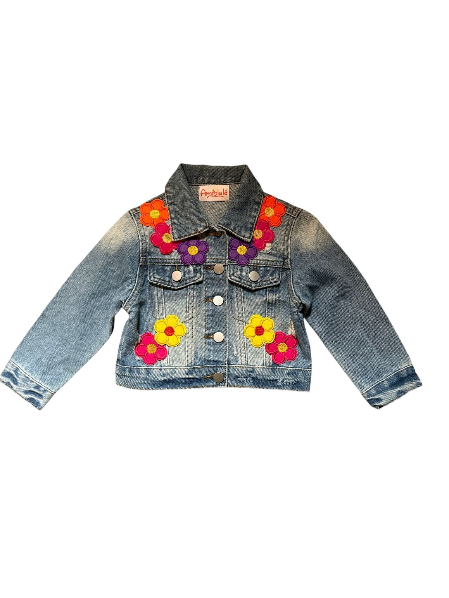 Flower Patch Denim Jacket