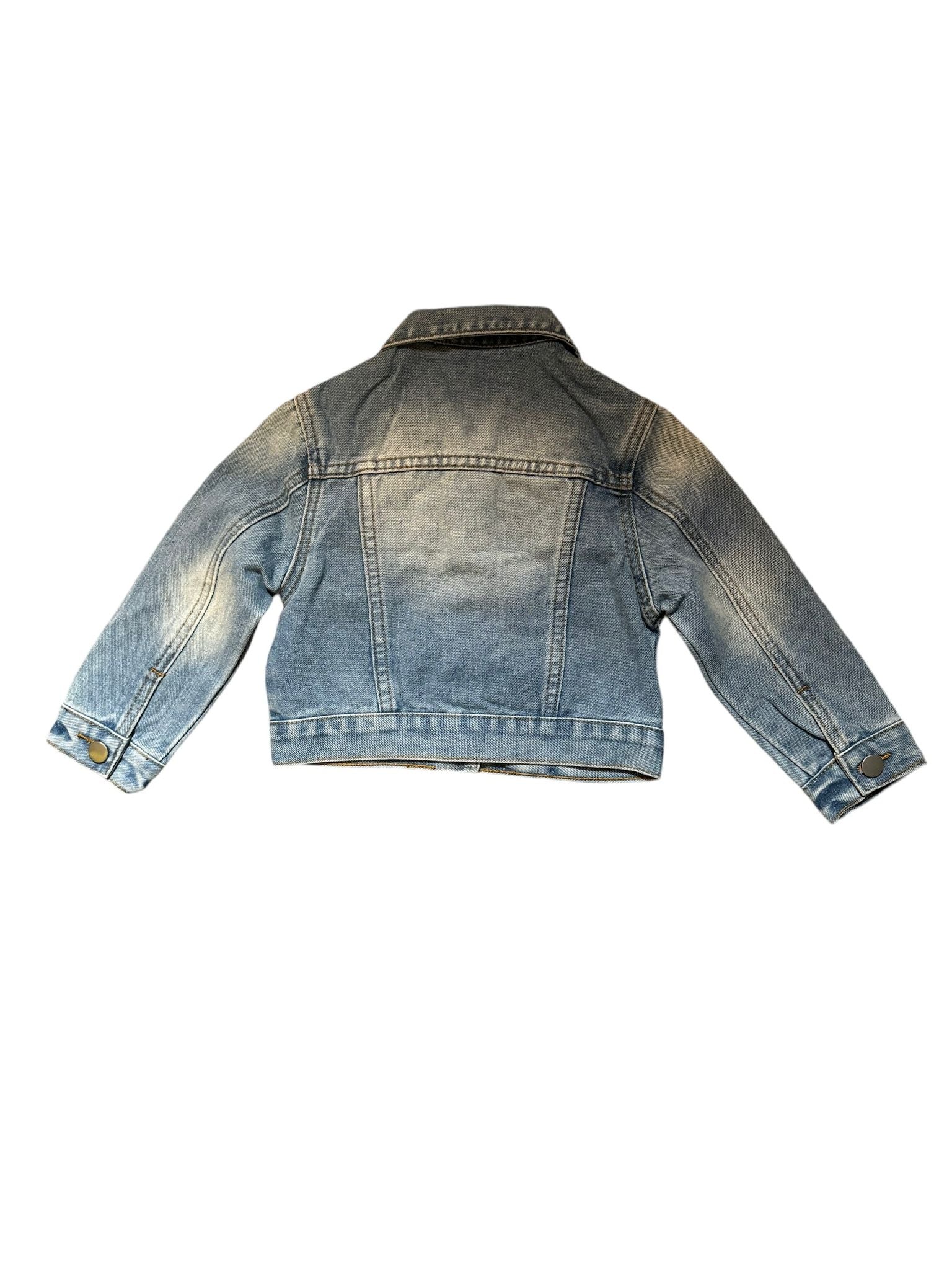 Flower Patch Denim Jacket