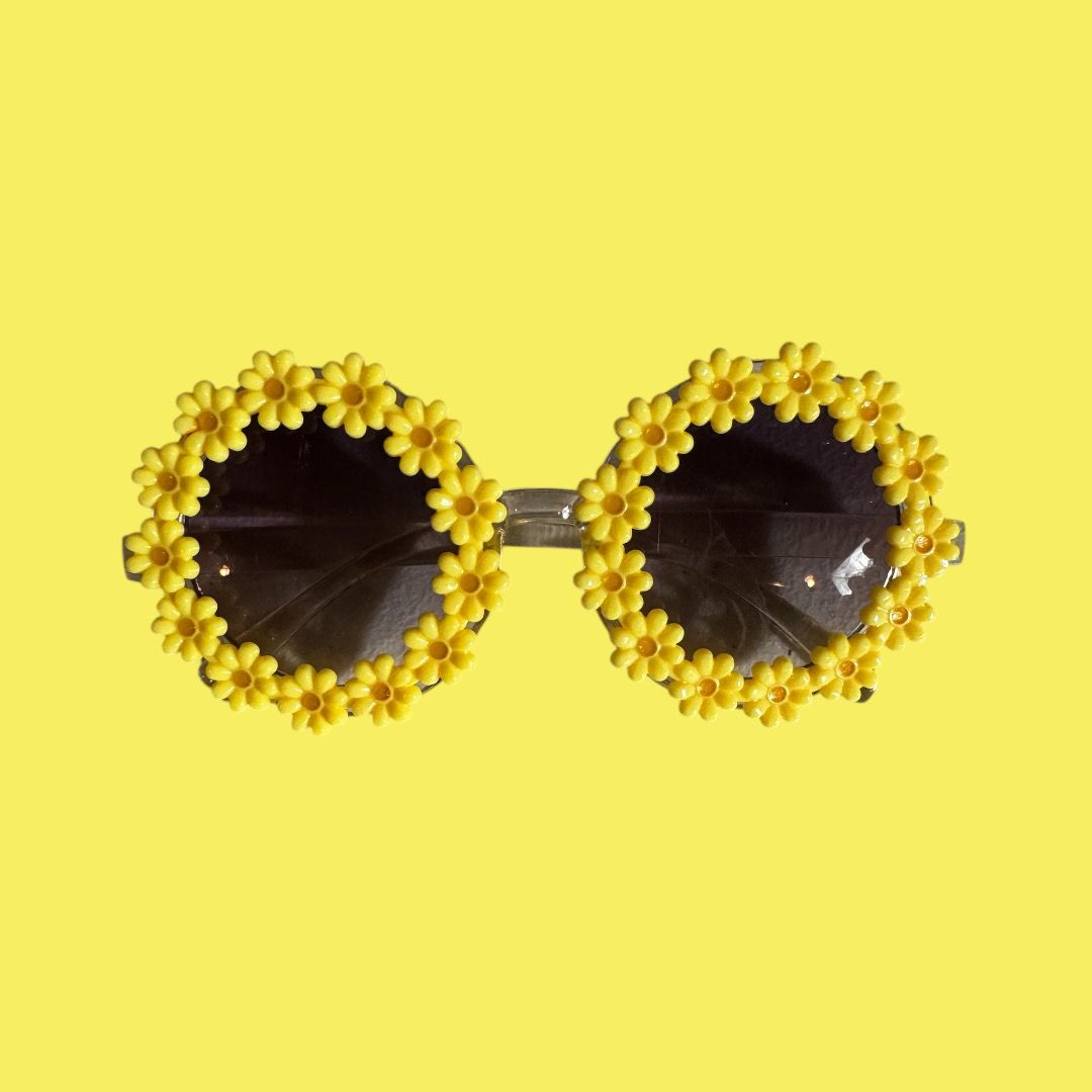 Sunflower burst sunglasses